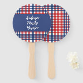 Wiedersehen der Produktfamilie Rot, Weiß und Blau Fächer (Vorne und Hinten)