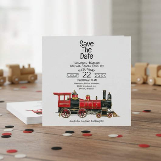 Wiedersehen der Red Train Family Save The Date