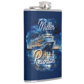 Wiedersehen der Schiffsfamilie Wasserfarbe Flachmann (Rechts)