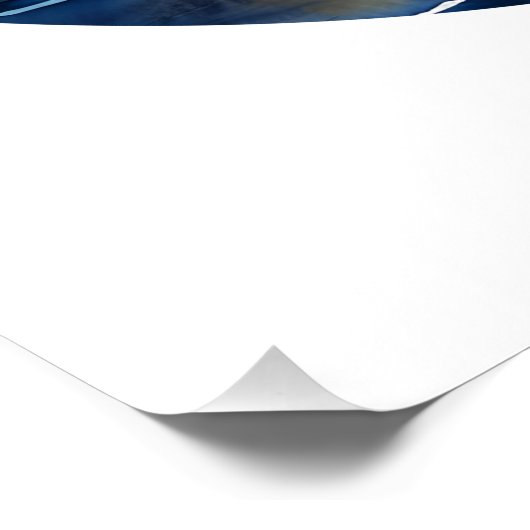 Wiedersehen der Schiffsfamilie Wasserfarbe Poster (Ecke)