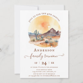 Wiedersehen der Wüste im Südwesten und der Kaktus Einladung