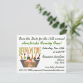 Wiedersehen-Design der Familie. Postkarte (Stehend Vorderseite)