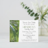 Wiedersehen-Design der Familie. Postkarte (Stehend Vorderseite)