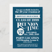 Wiedersehen Design der Schule - Einladung (Vorne/Hinten)