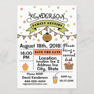 Wiedersehen-Design Einladung