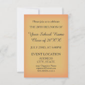 Wiedersehen-Design Einladung (Rückseite)