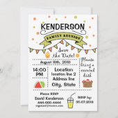 Wiedersehen-Design Einladung (Vorderseite)