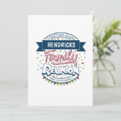 Wiedersehen-Design Einladung (Stehend Vorderseite)