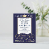 Wiedersehen Design Einladung Postkarte (Stehend Vorderseite)