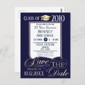 Wiedersehen Design Einladung Postkarte (Vorne/Hinten)