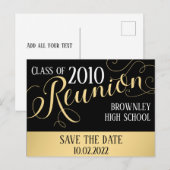 Wiedersehen Design-Einladung Postkarte (Vorne/Hinten)