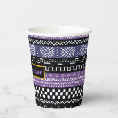 Wiedersehen-Design-Papiergehäuse für Afrocentric F Pappbecher (Links)