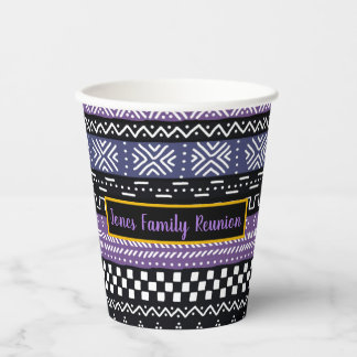 Wiedersehen-Design-Papiergehäuse für Afrocentric F Pappbecher