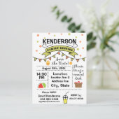 Wiedersehen-Design Postkarte (Stehend Vorderseite)