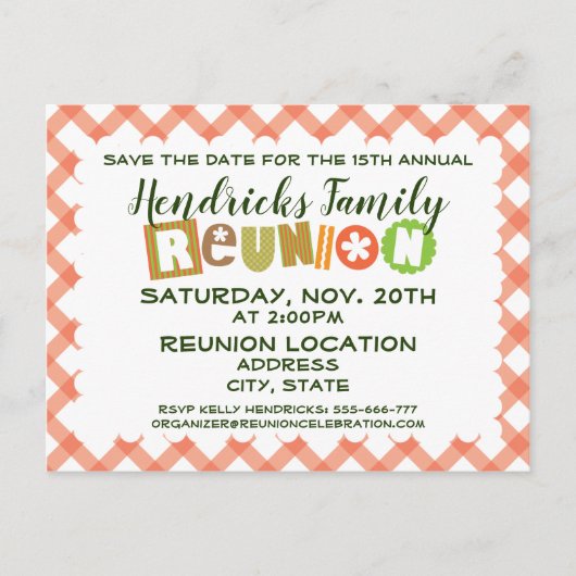 Wiedersehen-Design Postkarte (Vorderseite)