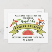 Wiedersehen-Design-Postkarte Save the Date Postkarte (Vorne/Hinten)