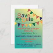 Wiedersehen-Design Save The Date (Vorne/Hinten)