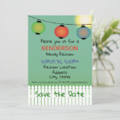 Wiedersehen-Design Save The Date (Stehend Vorderseite)