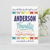 Wiedersehen-Design Save The Date (Stehend Vorderseite)