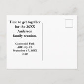 Wiedersehen, die die Ankündigung der Flock-Duck-In Postkarte (Rückseite)