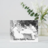 Wiedersehen Dinner Picture Einladung (Stehend Vorderseite)