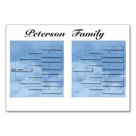 Wiedersehen Dinner-Tischkarte Tischnummer