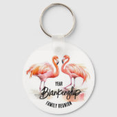 Wiedersehen Double Flamingo Annual Keepake Schlüsselanhänger (Vorderseite)