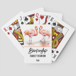 Wiedersehen Double Flamingo Annual Keepake Spielkarten