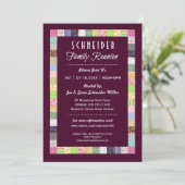 Wiedersehen-Dunkle Einladungen für die Produktfami (Stehend Vorderseite)