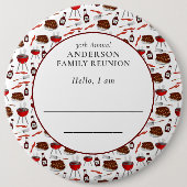 Wiedersehen Einführung in das Barbecue Muster Button (Vorderseite)