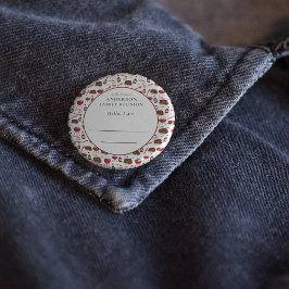 Wiedersehen Einführung in das Barbecue Muster Button