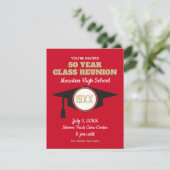 Wiedersehen Einladen! Benutzerdefinierte Klasse Wi Einladung (Stehend Vorderseite)