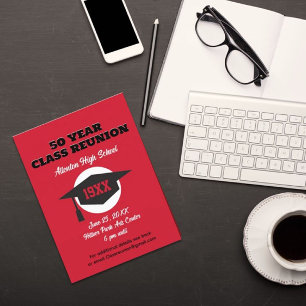 Wiedersehen Einladen! Benutzerdefinierte Klasse Wi Postkarte