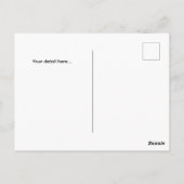 Wiedersehen Einladen! Benutzerdefinierte Klasse Wi Postkarte (Rückseite)