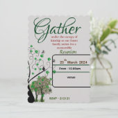 Wiedersehen Einladung (Stehend Vorderseite)