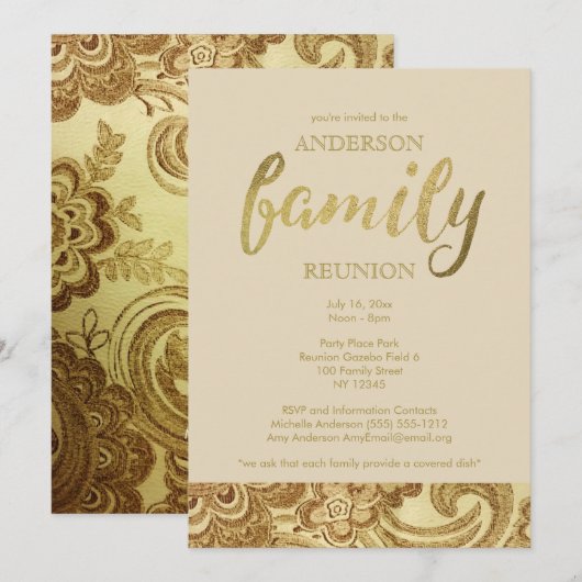 Wiedersehen Einladung (Vorne/Hinten)