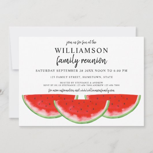 Wiedersehen Einladung (Vorderseite)