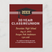 Wiedersehen Einladung! Benutzerdefinierte Klasse W Postkarte (Vorderseite)