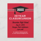 Wiedersehen Einladung! Benutzerdefinierte Klasse W Postkarte (Vorderseite)