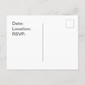 Wiedersehen Einladung der Familie gestrichen Buchs Postkarte (Rückseite)