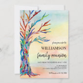 Wiedersehen-Einladung der Familie Tree Einladung (Vorderseite)