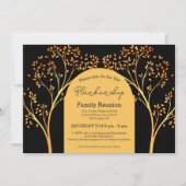 Wiedersehen Einladung der Golden Orange Tree Famil (Vorderseite)