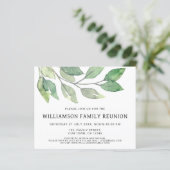 Wiedersehen-Einladung der Haushaltsfamilie (Stehend Vorderseite)