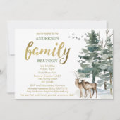 Wiedersehen Einladung der Waldhirsche (Vorderseite)