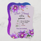 Wiedersehen-Einladung Einladung (Vorne/Hinten)