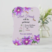 Wiedersehen-Einladung Einladung (Stehend Vorderseite)