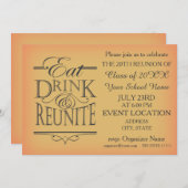 Wiedersehen-Einladung Einladung (Vorne/Hinten)