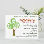 Wiedersehen-Einladung Einladung (Stehend Vorderseite)