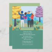 Wiedersehen-Einladung Einladung (Vorne/Hinten)