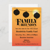 Wiedersehen-Einladung Einladungspostkarte (Vorne/Hinten)